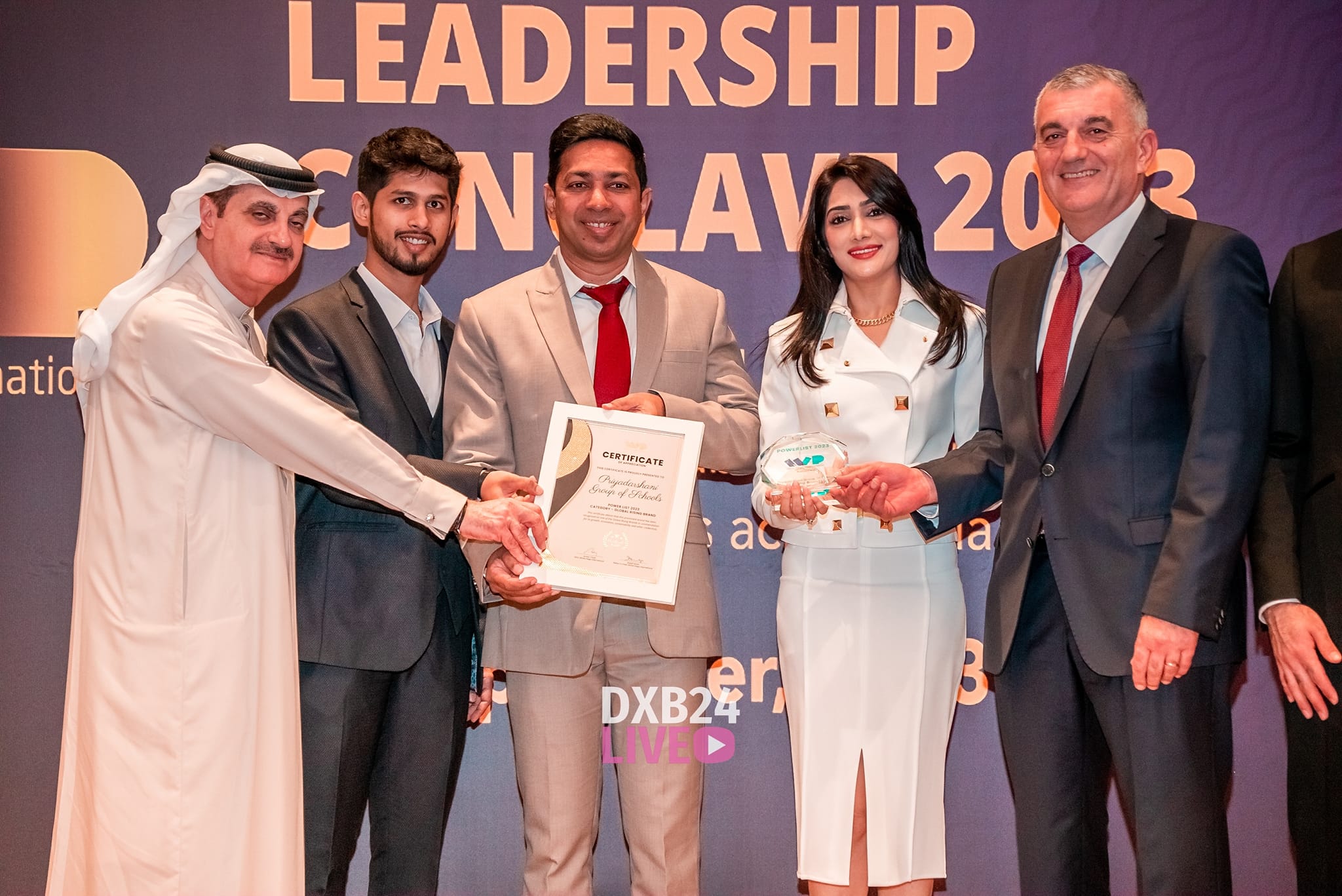 Leadership Award at Dubai